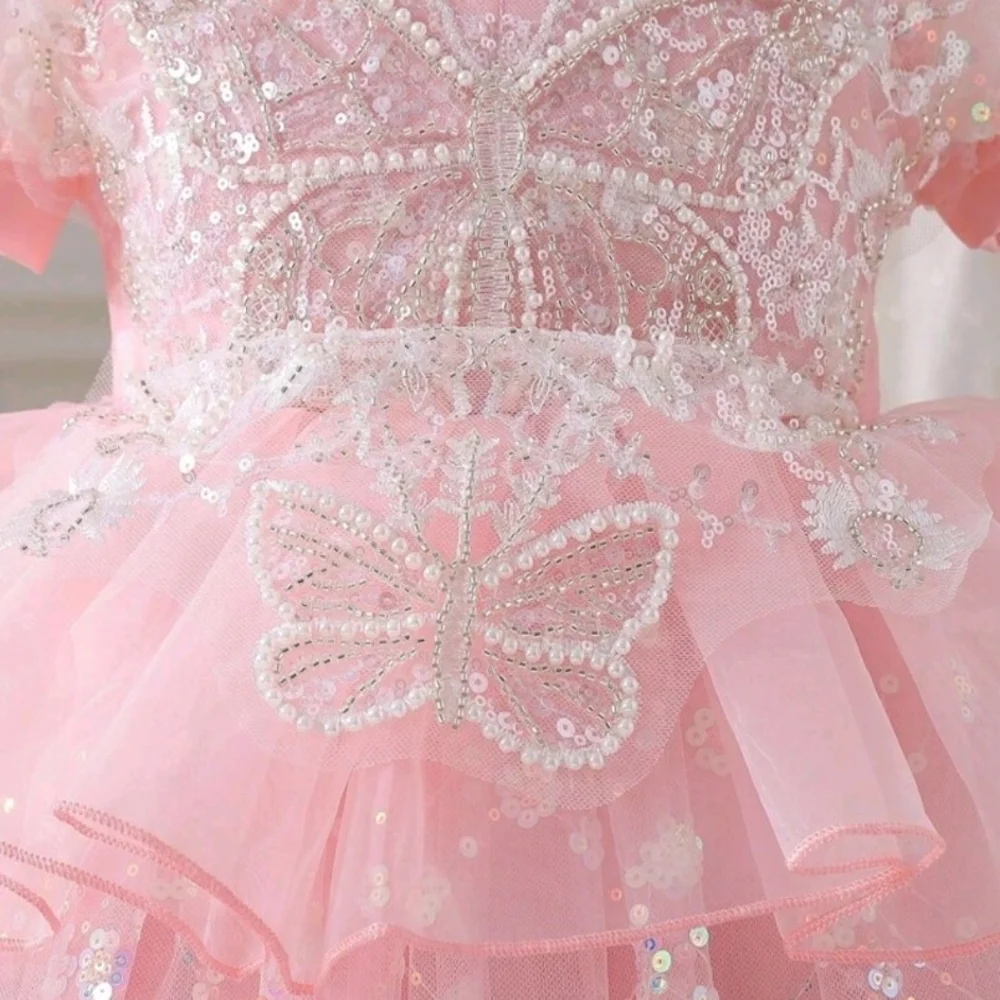 Elegant Pink Princess Dress